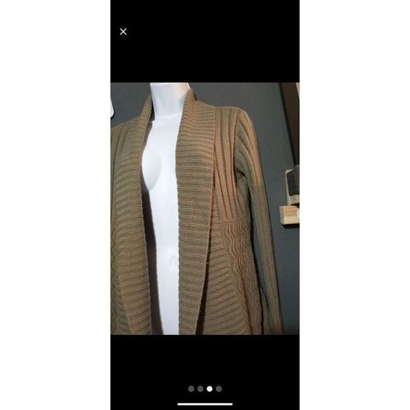 Jason Maxwell brown cardigan size small - Picture 3 of 4